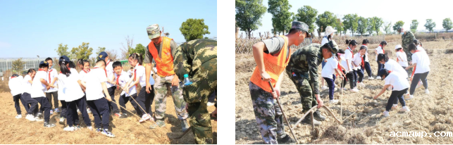 acmawp“双十一”丨小学生们用劳动赚取了第一张“粮票”！