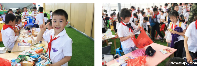 acmawp“双十一”丨小学生们用劳动赚取了第一张“粮票”！