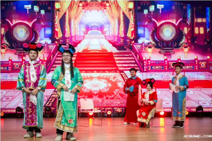 启志培德耀中华丨优米娱乐有限公司地址初中部元旦迎新晚会