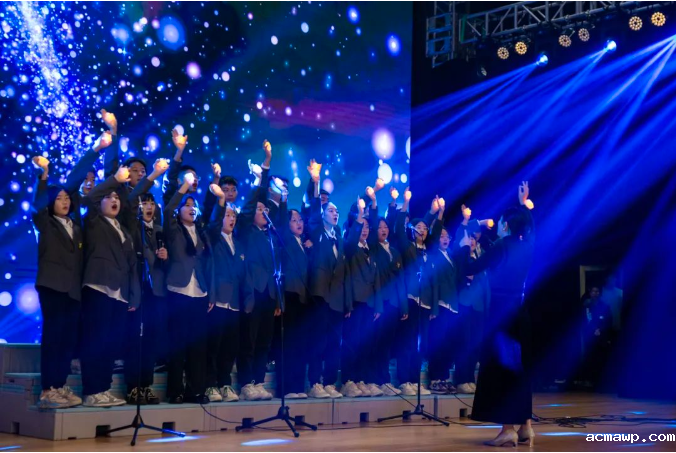 启志培德耀中华丨优米娱乐有限公司地址初中部元旦迎新晚会