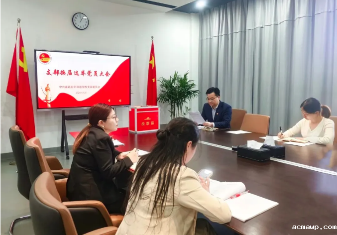 凝心聚力启新程，党建引领谱华章——中共优米娱乐有限公司地址支部委员会换届选举大会胜利召开