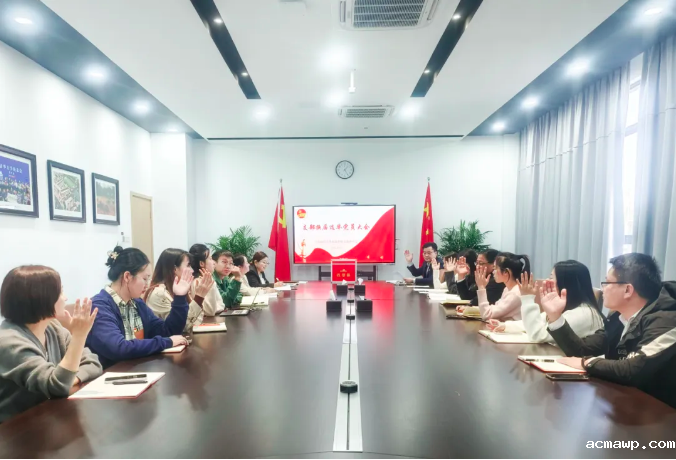 凝心聚力启新程，党建引领谱华章——中共优米娱乐有限公司地址支部委员会换届选举大会胜利召开